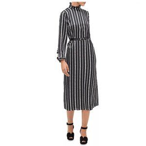 Kate Spade New York Pearl Drops Silk Midi Dress